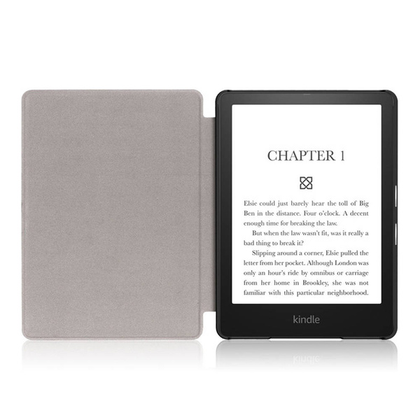 Puzdro Slim case na Kindle Paperwhite 5 V Gen 11 / Paperwhite 5, čierne - ochranné so stojanom