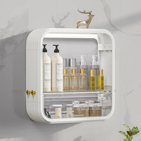 Exclusive casket organizer AMBER Strado roomy jewelry and cosmetics chest for the bathroom