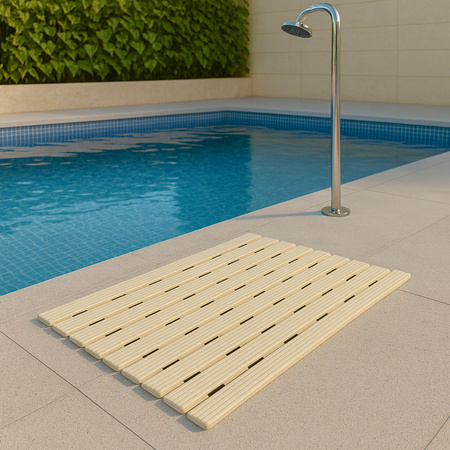 STRADO bathroom non-slip mat for shower wading pool sauna 43x61cm