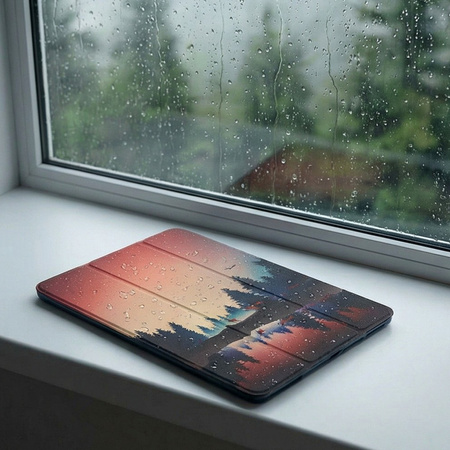 Puzdro grafické na Xiaomi Pad 7 / Pad 7 Pro 11.2 s klapkou / Xiaomi Pad 7 Pro - ochranné so stojanom