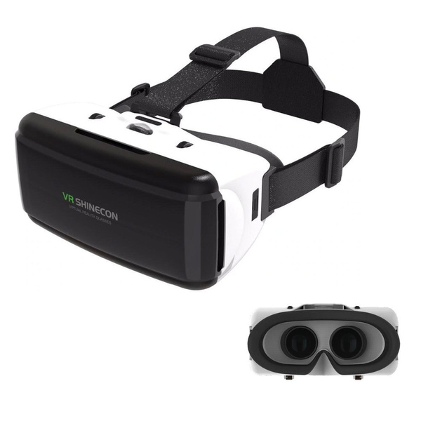 Okuliare virtuálna realita 3D VR 360 Shinecon G06 diaľkové ovládanie páska - na smartfón