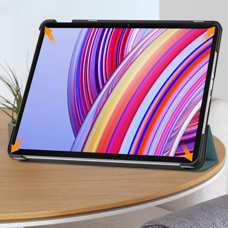 Puzdro Smart na Xiaomi Redmi Pad Pro 12.1 2024 s klapkou / Redmi Pad Pro 12.1 2024, zelené - ochranné so stojanom