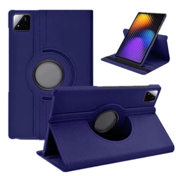 Etui Obrotowe do Xiaomi Pad 7 / Pad 7 Pro 11.2 zamykane / Xiaomi Pad 7 Pro, granatowe - ochronne z podstawką