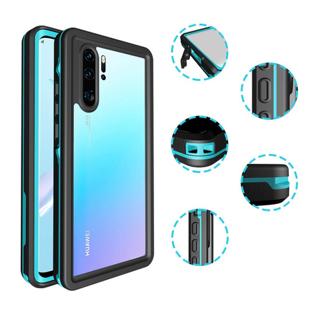 Etui Wodoodporne + pasek Huawei P30 Pro - Black