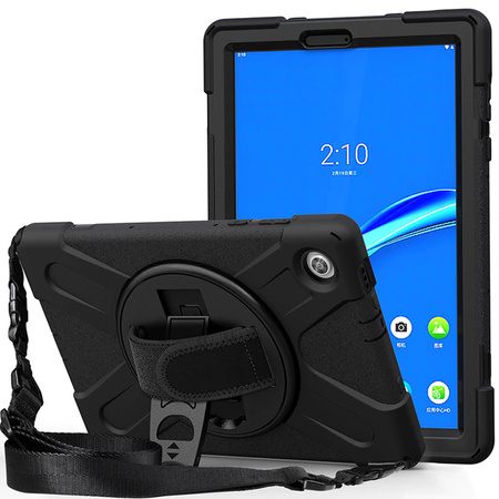 Armored case with strap for Lenovo Tab M11 TB330FU 10.95" (Black)