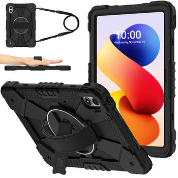 Etui pancerne z uchwytem do Redmi Pad Pro 2 12.1 2025/ Pad Pro 2024/ Poco Pad M1, czarne