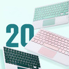 Etui z klawiaturą do Xiaomi Pad 7 / Pad 7 Pro 11.2 na rysik / Xiaomi Pad 7 Pro, różowe - ochronne z podstawką