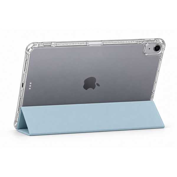 Etui Hard Crystal do Apple iPad Air 13 M4 M3 M2 2026/ 25/ 24 gen 8/ 7 z klapką - niebieskie