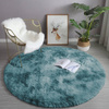 Shaggy Ombre Strado Round Carpet 100x100 OmbreNavy (Dark Blue)