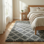 Dywan do salonu shaggy DECOR antypoślizgowy miękki puszysty modny 200x250 Grey Lantern