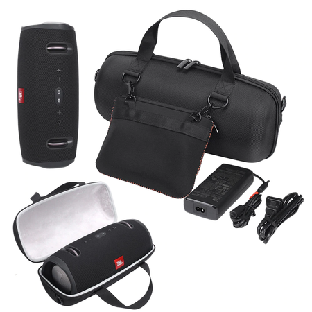 Etui pokrowiec na głośnik do JBL Xtreme 2 oraz ładowarkę uchwyt pasek HARD, czarne