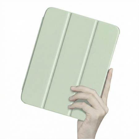 Etui Crystal do Apple iPad 10.9 10 2022 / iPad 11 A16 2025 Gen 10 11, zielone - ochronne z podstawką