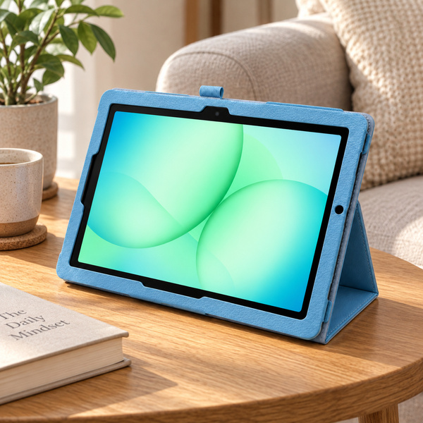 Etui do Galaxy Tab A11+ 2025 X236/X235/X230 A9+ SM-X216/X215/X210 Slim - niebieskie