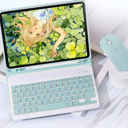 Etui z klawiaturą do Samsung Galaxy Tab S6 Lite - CFS6L (Niebieskie)