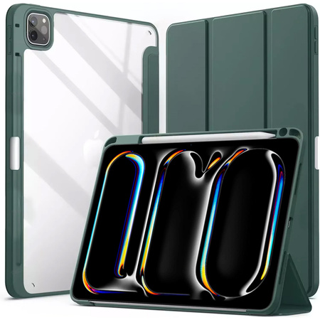 Etui Pencil do iPad Pro 11 Gen 5 M4 2024 A2836 A2837 3006 / Gen. 5 A2836, zielone - ochronne