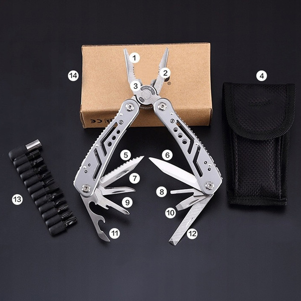 Multitool 24w1 Náradie viacúčelové survival skladací vreckový nôž píla