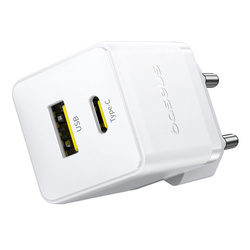 Nabíjačka sieťová Baseus Palm 30W USB-C USB-A, biela
