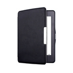 Etui do Kindle Paperwhite 1 2 3, czarne - ochronne z podstawką, dostęp do portów i przycisków