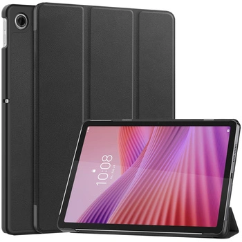 Puzdro Smart na Lenovo Tab 10.1 2025 s klapkou / Lenovo Tab, čierne - ochranné so stojanom