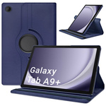 360 Rotating Case for Samsung Galaxy Tab A9 Plus 11 (Navy Blue)