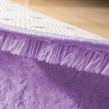 Shaggy Strado 140x200 PurpleFlower room carpet (Light purple)