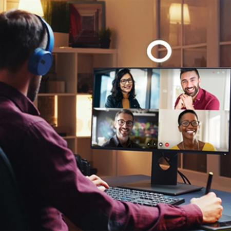 LED desk lamp with clip - DML5 - Black