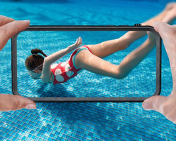 Waterproof Case + Strap for Apple iPhone 12 Mini (Black)