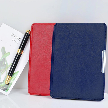 Smart Case red for Kindle Paperwhite 1/2/3 with auto wake feature
