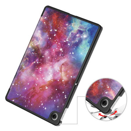 Puzdro grafické na Lenovo Tab 10.1 2025 s klapkou - ochranné so stojanom