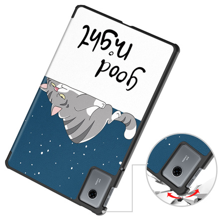 Puzdro grafické na Lenovo Idea Tab 11 s klapkou - ochranné so stojanom