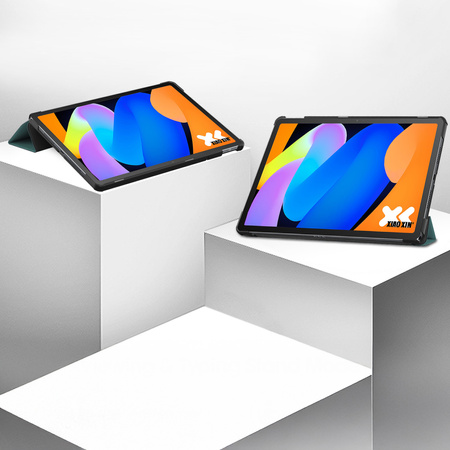 Puzdro Smart na Lenovo Idea Tab 11 2025 s klapkou, zelené - ochranné so stojanom