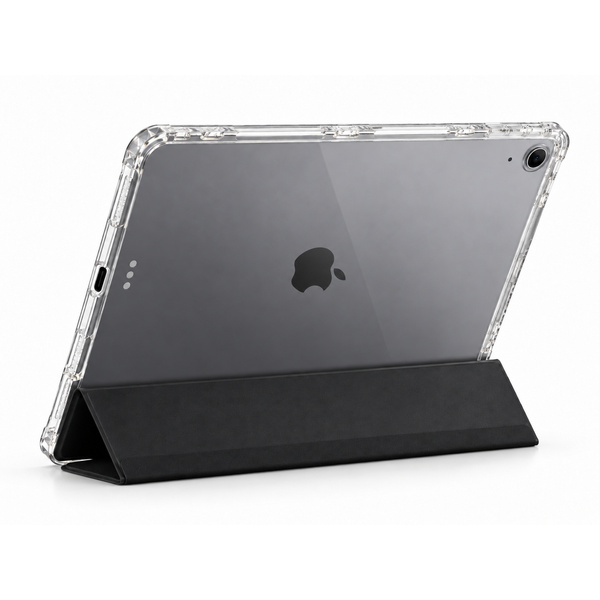 Etui Hard Crystal do Apple iPad Air 13 M4 M3 M2 2026/ 25/ 24 gen 8/ 7 z klapką - czarne
