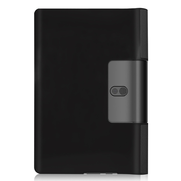 Puzdro Smart na Lenovo Yoga Tab YT s klapkou / Smart Tab, čierne - ochranné so stojanom