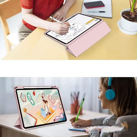 Apple iPad 10.9 10 GEN 2022 / iPad 11 A16 11GEN 2025 Smart Pencil Case - Pink