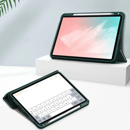 Smart Pencil Case Apple iPad 10.9 10 GEN 2022 / iPad 11 A16 11GEN 2025 -D.Green