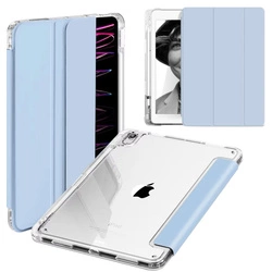 Hard Crystal case with stylus holder for Apple iPad 10.9 10 GEN 2022 / iPad 11 A16 11GEN 2025 - Blue