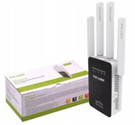 Wzmacniacz sygnału Wi-Fi Repeater Router PIX-LINK (Czarny)