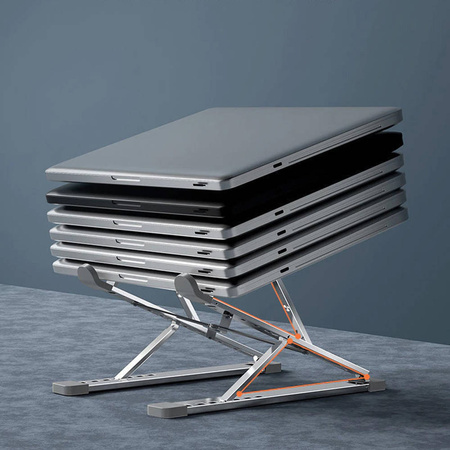 Stojan Držiak N8 nastaviteľná stojan pod notebook stabilná solídna, sivá
