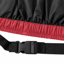Pokrowiec na motocykl skuter 2 rowery 245x105x125 cm wodoodporny czarno-czerwony