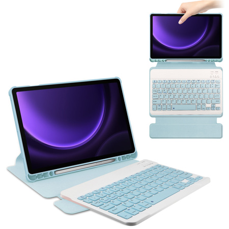 Puzdro 360 s klávesnicou na Samsung Galaxy Tab S9 / S10 FE 10.9 na stylus / Samsung Galaxy Tab S10 - ochranné