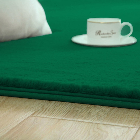 Rabbit Strado room rug 200x200 BottleGreen (Green)