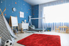 Shaggy Strado 140x200 BloodyRed room carpet (Bright red)