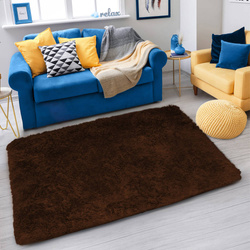 Shaggy Strado 80x150 DarkCoffee carpet (Dark brown)