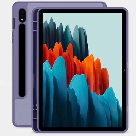 Etui Smart z uchwytem rysik do Samsung Galaxy Tab S9 / S9 S10, fioletowe - ochronne z podstawką