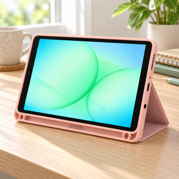Etui Smart Pencil do Galaxy Tab A11 X135/X133 A9 SM-X115/X110 - różowe