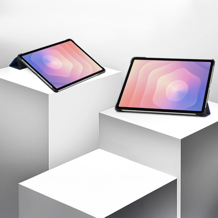 Puzdro Smart na Samsung Galaxy Tab S11 11 SM SMX736 s klapkou, tmavomodré - ochranné