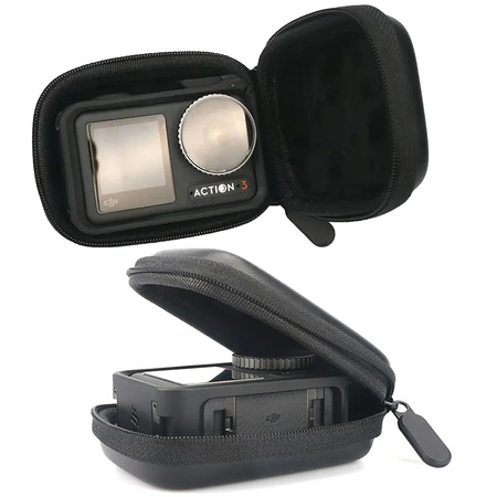 Puzdro Vodeodolné IP54 na Kamery GoPro Hero 13 12 11 10 9 Dji Action 5 4 / Dji Osmo Action 3 / Dji Osmo Action 5, čierne - ochranné