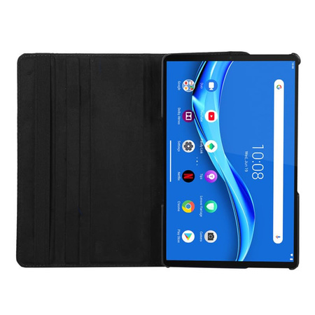 Puzdro otočné 360 na Lenovo Idea Tab 11 2025, čierne - ochranné so stojanom