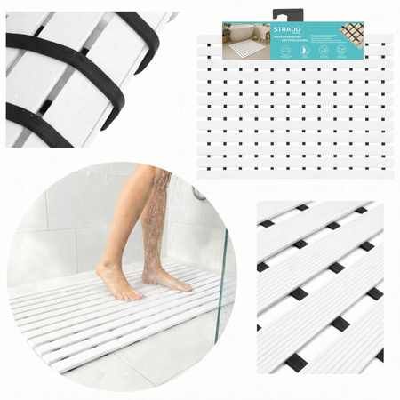 STRADO bathroom non-slip mat for shower wading pool sauna 43x61cm