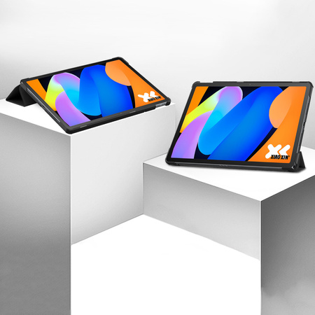 Puzdro Smart na Lenovo Idea Tab 11 2025 s klapkou, čierne - ochranné so stojanom